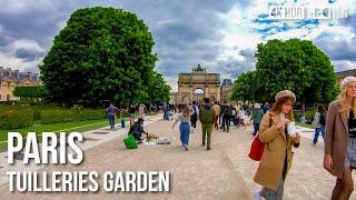 Tuileries Gardens In Paris -  France 4K HDR Walking Tour