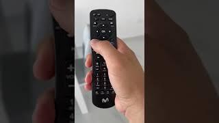 Instrucciones control tv y movistar tv