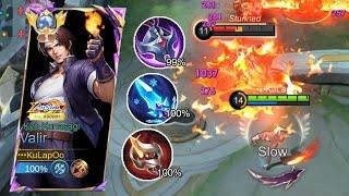 Valir  Kyo Kunasagi  Crazy Unescapable Combo  Valir 2024 Guide  Mobile Legends