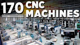 Is GERMAN Engineering Superior? Monster CNC Machine Shop Tour  HAIMER