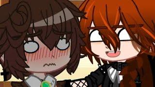 А он точно ничего не слышит? Meme{Chuuya and Osamu + Author}