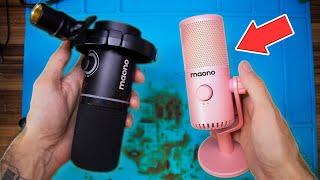 O QUE TEM DENTRO DE UM DOS MELHORES MICROFONES USB? - REVIEW MAONO DM30 E PD200X