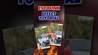 EYE BLINK EFFECT TUTORIAL  NEW TRENDING EYE BLINK EFFECT CAPCUT TUTORIAL  CAR & BIKE REELS EDIT