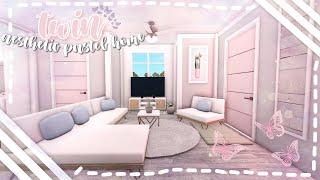 BLOXBURG Cheap Aesthetic Twin Pastel Home 