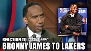 ‘I DON’T WANT TO HEAR IT’  - Stephen A. on Bronny James nepotism criticism  NBA on ESPN
