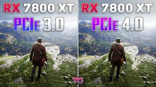 RX 7800 XT  PCIe 3.0 vs PCIe 4.0 - How Big is the Difference?