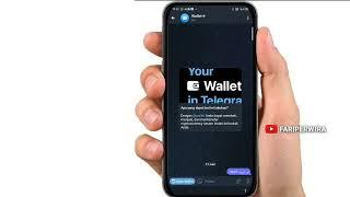 CARA DAFTAR  WALLET  DI TELEGRAM #telegram #wallet