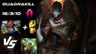 BOTTOM Jhin vs Zeri QUADRAKILL - EU Challenger Patch 14.11