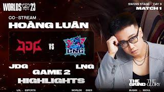 HIGHLIGHTS JDG vs LNG - GAME 2  CÂU TRẢ LỜI TỪ SCOUT  VÒNG THỤY SĨ NGÀY 3 - CKTG 2023