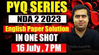 NDA English 2023 2 Full Paper Solution  NDA 2 2023 Full English Paper Solution 