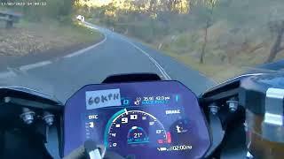 Brindabella Road to Cotter Road - Canberra on BMW S1000RR