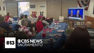 Early reactions from Republican Democratic watch parties for presidential debate