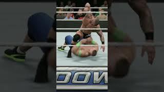 WWE 2K15 Randy Orton destroy John Cena#shorts #wwe