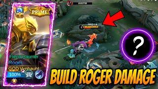 BUILD HYPER ROGER ONE HIT‼️BUILD ROGER TERSAKIT 2024  MUSUH AUTO SURENDER  MLBB