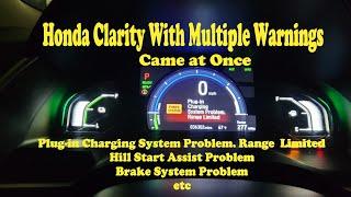 How to Fix Honda Clarity with Multiple Warnings