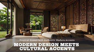 Cultural Fusion Modern Tropical Home Living with Madura Accents