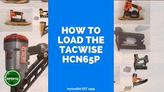 How To Load And Fire A Tacwise 65mm Coil Nailer- HCN65P