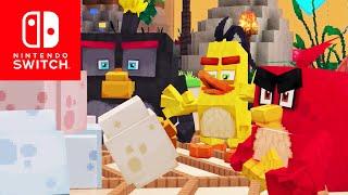 Minecraft x Angry Birds DLC Part 4 Playthrough Coop Gameplay Nintendo Switch No Commentary