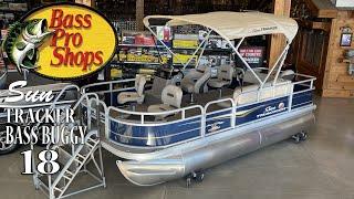 This Pontoon is a Catfishing Dream Rig Tracker Bass Buggy 18 at Bass Pro Shops