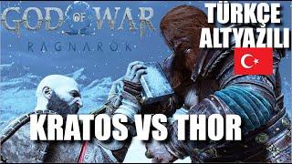 Kratos vs Thor Türkçe Altyazılı  God of War Ragnarök