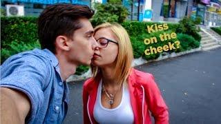 Kiss on the cheek CINEMATIC SELFIE KISS PRANK - Original