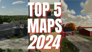 TOP 5 BEST MAPS OF 2024 FOR CONSOLE  Farming Simulator 22