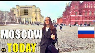Russia  Day After Alexei Navalny funeral in Moscow  Red Square 4K Walk  #Russia