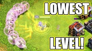 WORLDS LOWEST LEVEL IMMORTAL HERO BUT DOES IT WORK? - Clash Of Clans