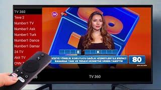 Android Smart TVde Ulusal kanalları HD ve canlı izleme yöntemi.