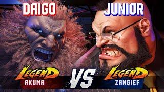 SF6 ▰ DAIGO Akuma vs JUNIOR Zangief ▰ High Level Gameplay