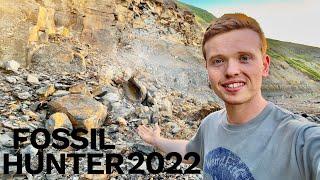Huge LANDSLIDE Fossil Hunting Biggest Outdoor Hunts Of 2022  Fossil Hunter