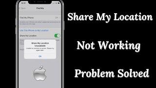Share My Location iPhone Not Working Fixed