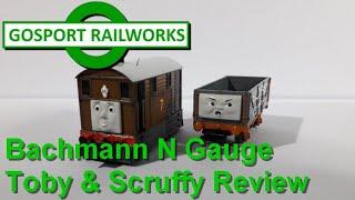 A Newbies review Bachmann N Scale Toby the Tram Engine and Scruffy