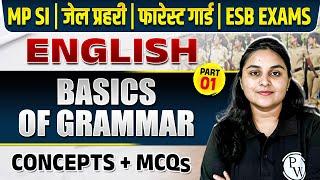 MP SI MP Constable Forest Guard 2024  Basics of Grammar #1  English Grammar for MP VYAPAM 2024