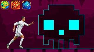 Cristiano Ronaldo Siuuu but its Geometry Dash World Meltdown and Subzero