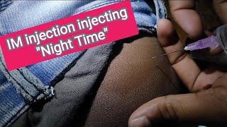 IM injection injecting intramuscular injection lganakamar me injection laganaIM में इंजेक्शनलगना