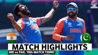 ICC T20 World Cup 2024  India vs Pakistan  Full Highlights 2024  IND VS PAK Highlights 2024