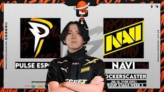 LIVE NAVI VS PULSE ESPORTS  ADVANCED DIVISION GALAXY COSMO LEAGUE CLASH OF CLANS SOCKERS