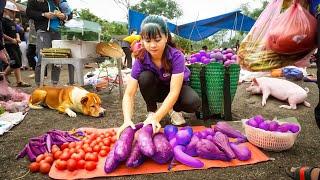 Harvesting Beans and Vegetables Goes To Market Sell - Free farm life  Phuong Daily Harvesting