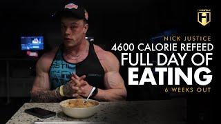 4600 Calorie Refeed Day with NPC Competitor Nick Justice  6 Weeks Out  HOSSTILE