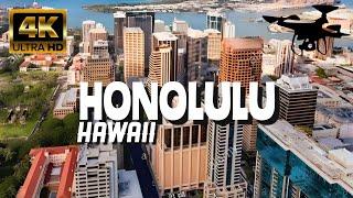 Honolulu Hawaii In 4K By Drone - Amazing View Of Honolulu Hawaii