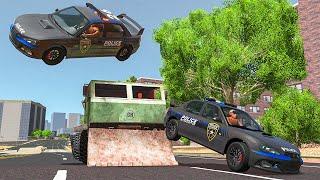 Police Car Chases #55 - BeamNG DRIVE  SmashChan