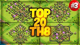 New Best Th8 base link WarFarm Base Top20 With Link in Clash of Clans - best th 8 defense base