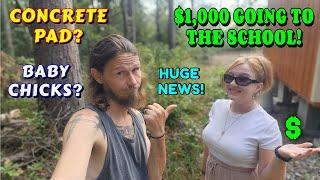 THIS IS JUST THE BEGINING  vlog couple life tiny house homesteading off-grid rv life rv 