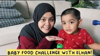 BABY FOOD CHALLENGE WITH ELHAN