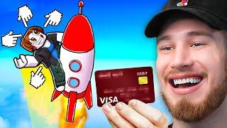 Spending $100000  for the FASTEST ROCKET in Roblox Racing Rocket