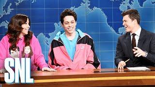 Weekend Update Pete Davidson on Living with His Mom - SNL