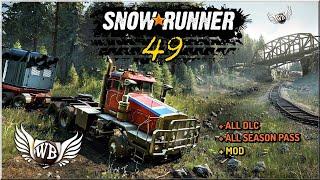 LIVE  Snow⭐Runner - #49 Zalane tereny