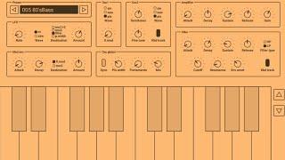 Just messaging around with the Common Analog Synthesizer android application