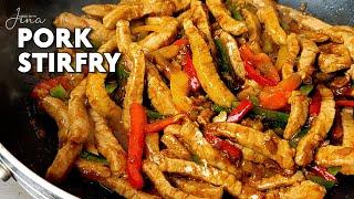 Pork Stir Fry  Stir Fry Pork with Oyster Sauce  Pork Recipes  Easy Pork Stir Fry  Best Pork Stir